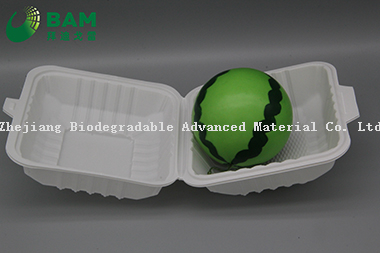 可降解、全生物降解的多隔室一次性塑料食品容器可堆肥 塔克客​​食品容器 符合GB/T4806.7标准