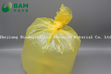 环保型垃圾膜棒颜色的可持续包装可降解、全生物降解的环保塑料垃圾滚动皮疹袋 符合GB/T 38082-2019标准