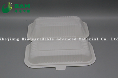 可降解、全生物降解的多隔室一次性塑料食品容器可堆肥 塔克客​​食品容器 符合GB/T4806.7标准