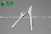 可生物、降解的方便的一次性塑料餐具套装刀叉勺子用于PLA餐具 符合GB/T4806.7标准
